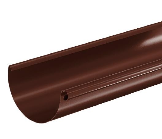 Водосток Aquasistem, система 150/100 - Водосточный желоб 3.00м RAL 8017 Коричневый купить в Обнинске