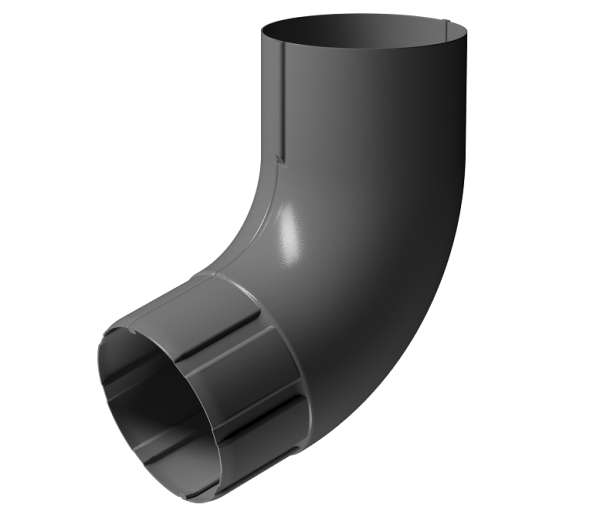 Колено 72° D90 Döcke STAL PREMIUM Графит, (RAL 7024) купить в Обнинске