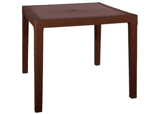 Стол квадратный FIJI Quatro Table Коричневый купить в Обнинске
