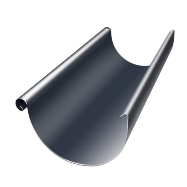 Водосток Grand Line 125x90 – Желоб 3м RAL 7024 купить в Обнинске