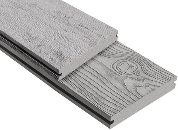 Террасная доска ДПК Outdoor 3D полнотелая STORM/OCEAN GREY серая микс купить в Обнинске