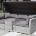 Диван-Трансформер AFINA плетеный из иск. ротанга AFM-320G Grey купить в Обнинске