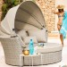 Диван-Трансформер AFINA плетеный из иск. ротанга AFM-325 Beige купить в Обнинске