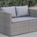 Диван-Трансформер AFINA плетеный из иск. ротанга S330G-W78 Grey купить в Обнинске