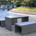 Диван-Трансформер AFINA плетеный из иск. ротанга S330G-W78 Grey купить в Обнинске