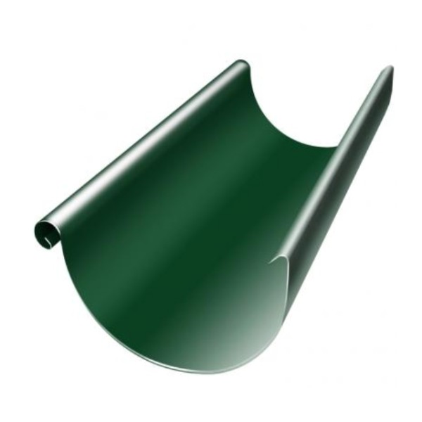 Водосток Grand Line 125x90 – Желоб 3м RAL 6005 купить в Обнинске