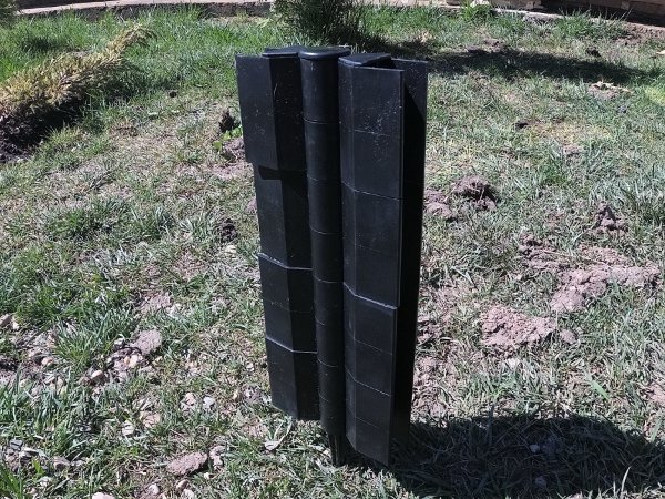 Угловой элемент поворотный, пластиковый от 60° до 300° для доски 300х30 мм из ДПК чёрный Holzhof купить в Обнинске