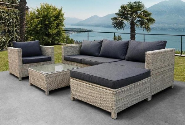 Комплект мебели AFINA плетеной из иск. ротанга YR821G Grey/Grey купить в Обнинске