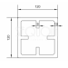 Столб SEQUOIA Evolution 3D WOOD GRAY купить в Обнинске