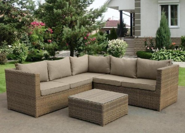 Комплект мебели AFINA плетеной из иск. ротанга YR825B Beige купить в Обнинске