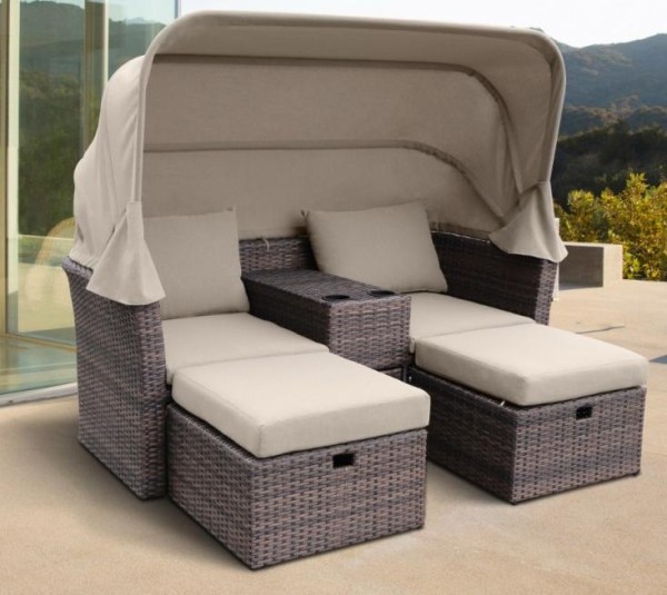 Комплект мебели AFINA плетеной из иск. ротанга AFM-330B Brown купить в Обнинске