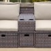 Комплект мебели AFINA плетеной из иск. ротанга AFM-330B Brown купить в Обнинске