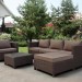 Комплект мебели AFINA плетеной из иск. ротанга YR821A Brown/Beige купить в Обнинске