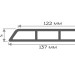Доска Ромбус 3D ДПК Outdoor STORM GREY серая микс купить в Обнинске