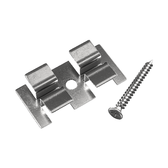 Клипса с саморезом, Grinder шовный монтаж 5 mm купить в Обнинске