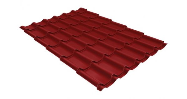 Металлочерепица классик 0,5 Satin RAL 3011 коричнево-красный купить в Обнинске