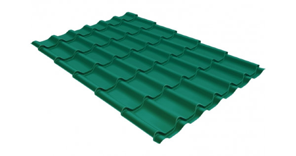 Металлочерепица классик 0,5 Satin RAL 5021 купить в Обнинске