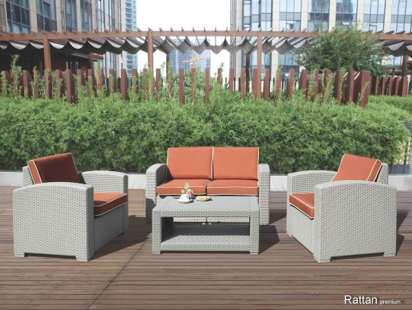 Уличные диваны и кресла коллекции Rattan Premium 4 купить в Обнинске