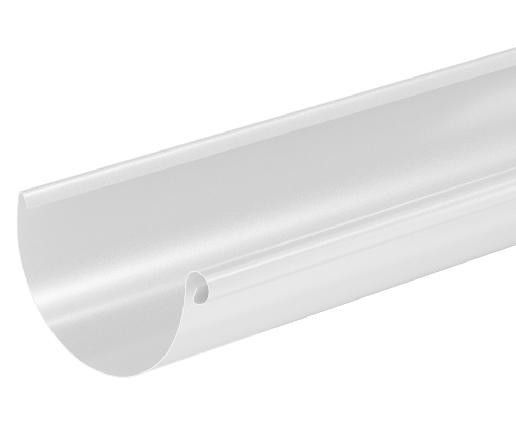 Водосток Aquasistem, система 125x90 - Водосточный желоб 3.00м RAL 9003 Белый купить в Обнинске