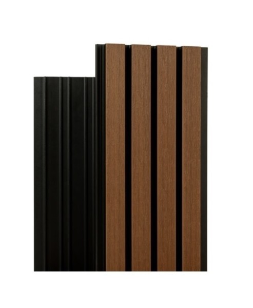 Фасадная реечная панель Ecodecking Скай коэкструзия 200х20х3000 Тик купить в Обнинске