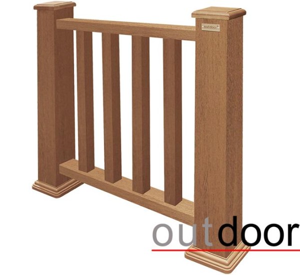 Ограждение из ДПК Outdoor Классик 3D STORM дуб купить в Обнинске