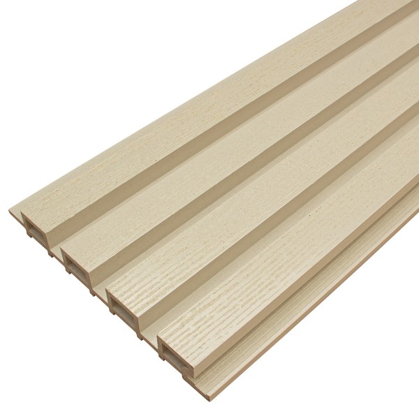 Фасадная доска из ДПК Faynag Wood Рейка Слоновая кость купить в Обнинске