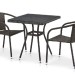 Комплект плетеной мебели AFINA из иск. ротанга T282BNT/Y137C-W53 Brown 2Pcs купить в Обнинске