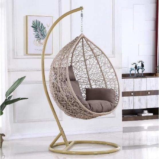 Кресло Подвесное из искусственного ротанга AFM-169A-LB Beige купить в Обнинске