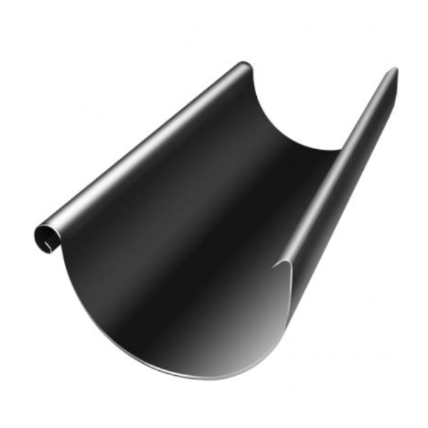 Водосток Grand Line 125x90 – Желоб 3м RAL 9005 купить в Обнинске