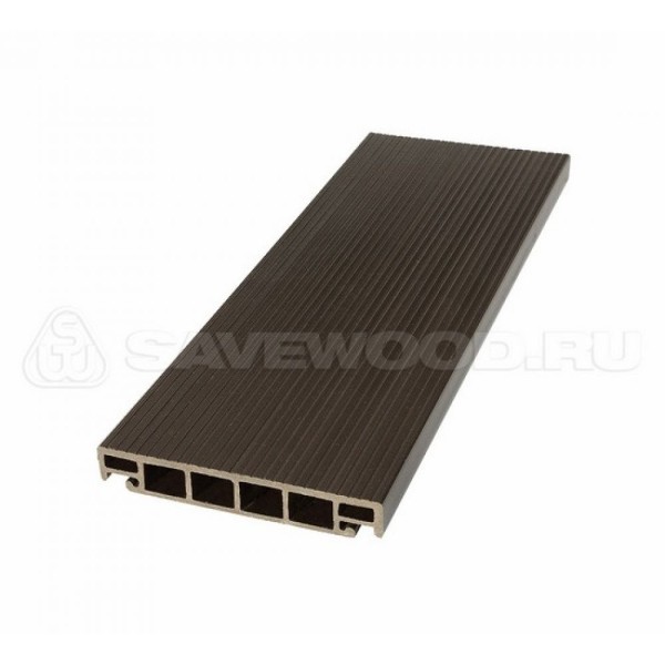 Террасная доска из ДПК SW-Salix «SaveWood» темно-коричневый купить в Обнинске