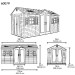 Сарай пластиковый LifeTime 15x8 DD купить в Обнинске