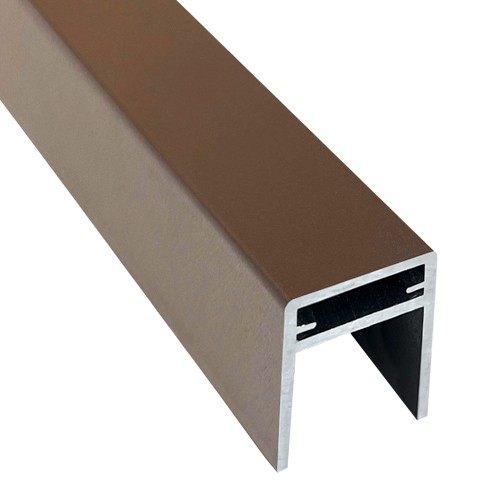 П-профиль Алюминиевый EasyDecking 35x25 Венге купить в Обнинске
