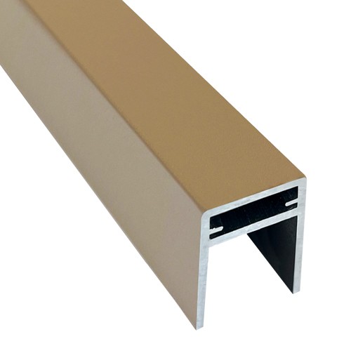 П-профиль Алюминиевый EasyDecking 35x25 Дуб купить в Обнинске