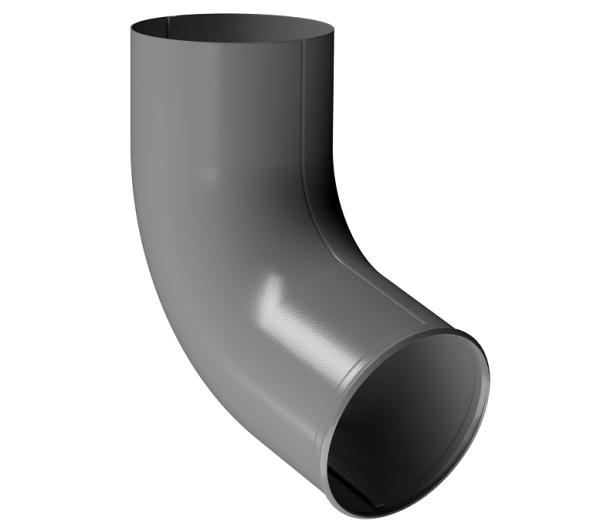 Отвод трубы D90 Döcke STAL PREMIUM Графит, (RAL 7024) купить в Обнинске