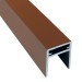 П-профиль Алюминиевый EasyDecking 35x25 Коричневый купить в Обнинске