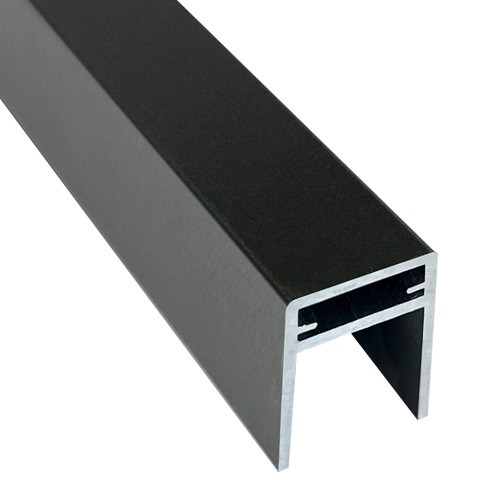 П-профиль Алюминиевый EasyDecking 35x25 Черное дерево купить в Обнинске