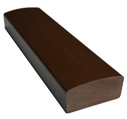 Лавочный брус Ecodecking Некст полнотелый глянцевый 70х35 шоколад купить в Обнинске