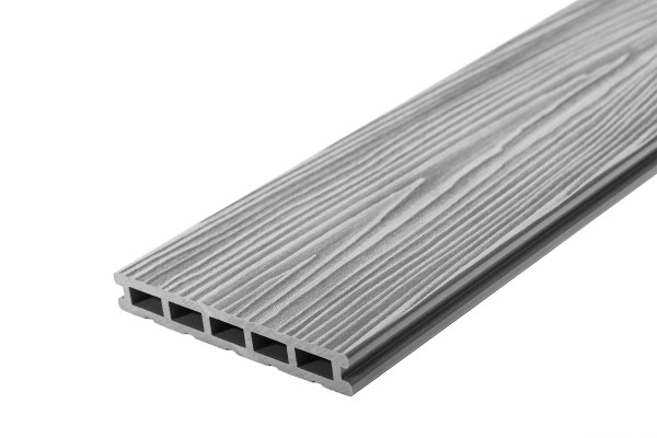 Террасная доска из ДПК RusDecking Unodeck Mogano - Серый купить в Обнинске