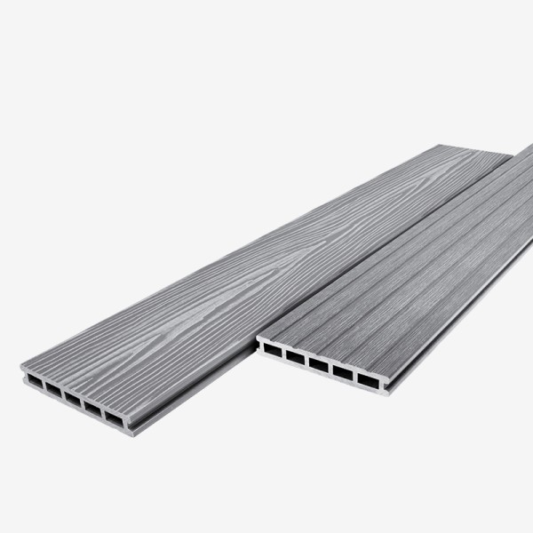 Террасная доска из ДПК RusDecking Unodeck Mogano - Серый купить в Обнинске
