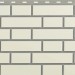 Фасадная панель Альта-Профиль, Кирпич Клинкерный, Белый купить в Обнинске