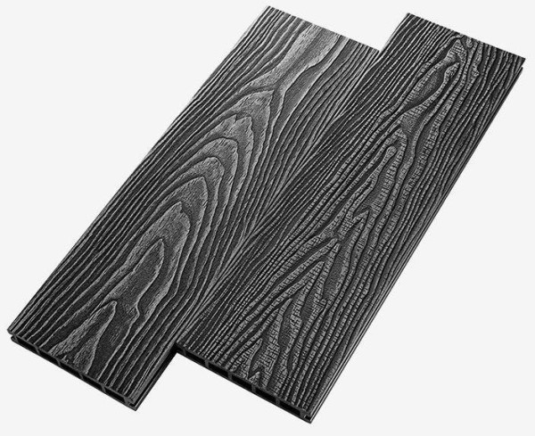 Террасная доска из ДПК RusDecking Unodeck Vintage - Графит купить в Обнинске