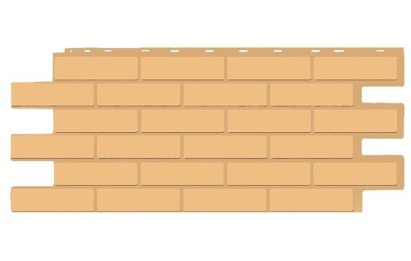 Фасадная панель T-Siding Кирпич Модерн Эко Крем купить в Обнинске