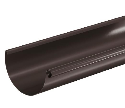 Водосток Aquasistem, система 125x90 - Водосточный желоб 3.00м RR 32 Тёмно Коричневый купить в Обнинске