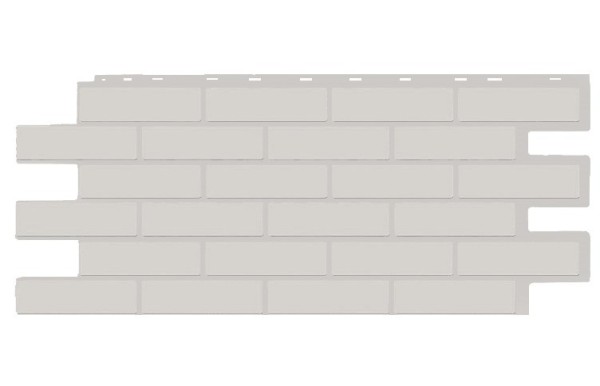 Фасадная панель T-Siding Кирпич Модерн Эко Уайт купить в Обнинске