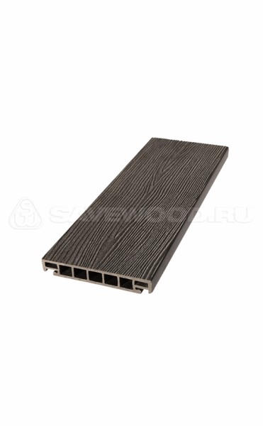 Террасная доска из ДПК SW Salix (S) (R) темно-коричневый купить в Обнинске