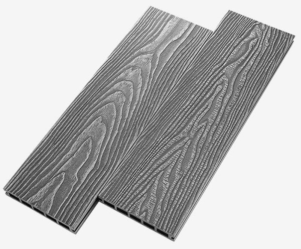Террасная доска из ДПК RusDecking Unodeck Vintage - Серый купить в Обнинске