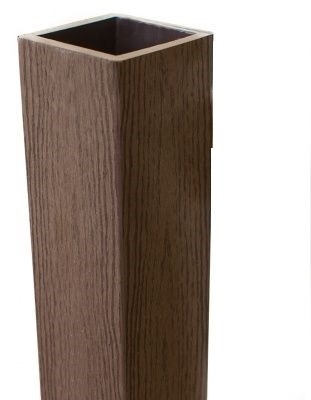 Столб опорный Woodvex Co-Extrusion Темно - Коричневый купить в Обнинске
